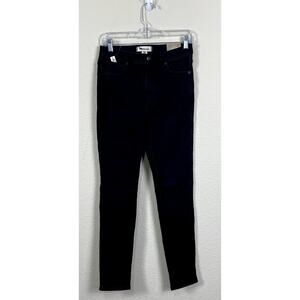 Madewell Jeans Women 27 Black Skinny High Rise Ankle NWT